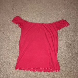 Off the shoulder shirt American Eagle